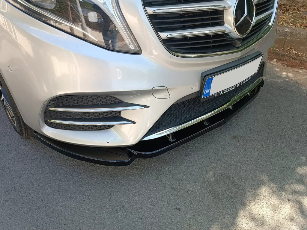 Motordrome Design Front Bumper Lower Splitter Mercedes V-Class W447 AMG-Line 14+