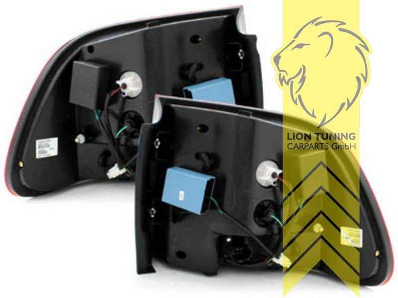LTG Pair LED Rear Lights Lamps Porsche Cayenne 1 9PA 02-07 Black Smoke LHD