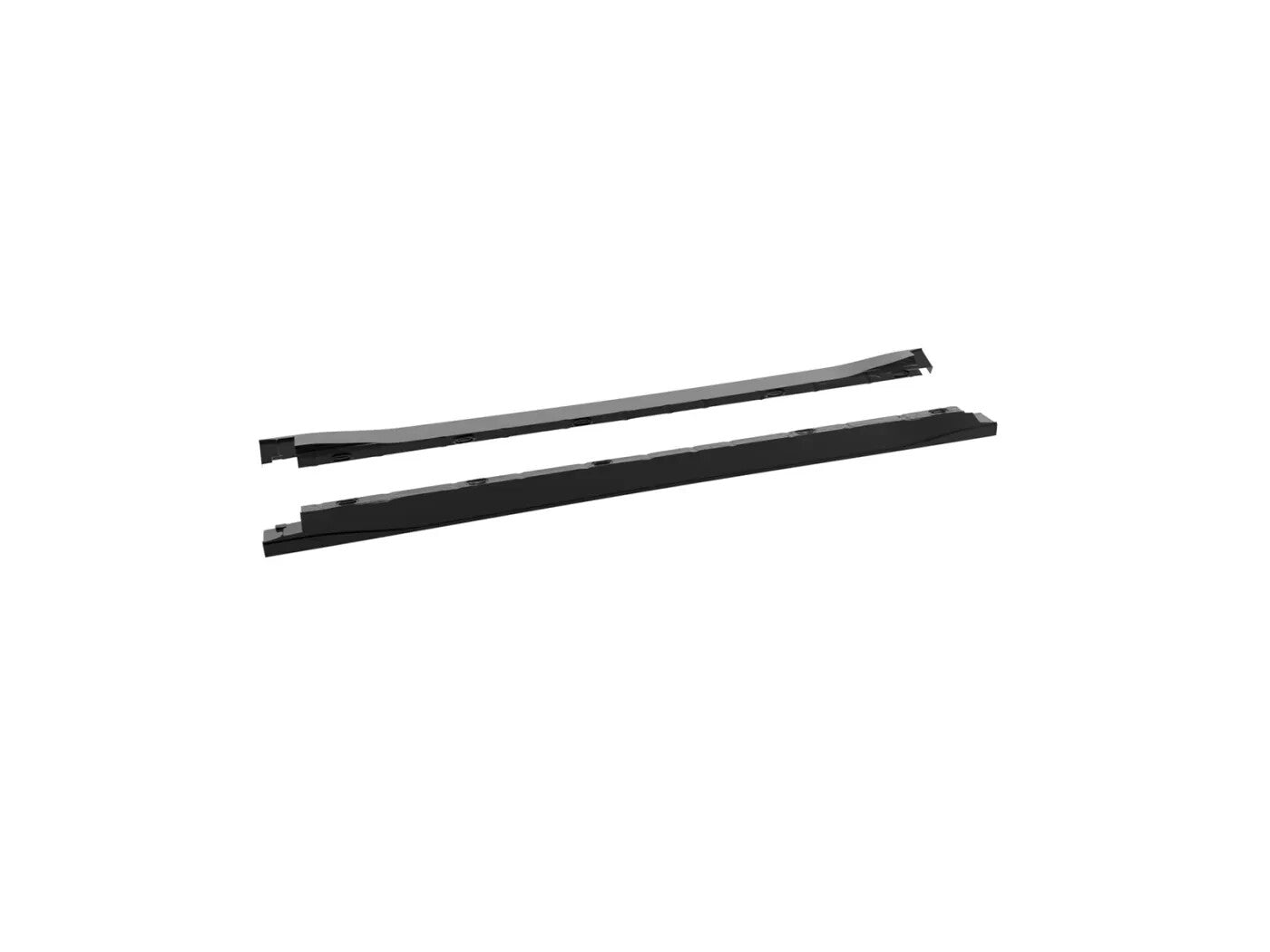 Motordrome Side Skirts Trims VW Tiguan R-Line Mk2 Facelift 20-24 Gloss Black