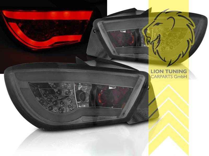 LTG Pair LED Rear Lights Tail Lamps Seat Ibiza IV 6J 6J1 Sport 08-12 smoke LHD