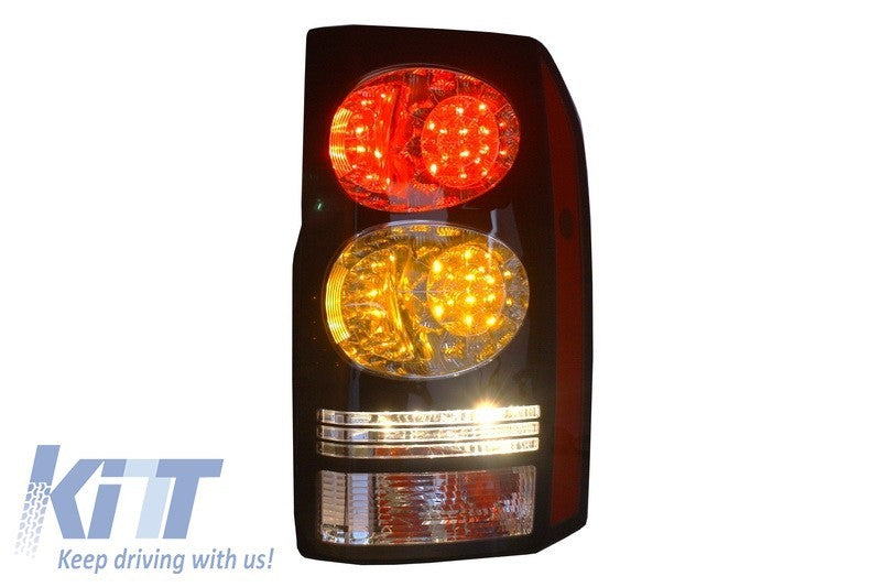 KT Pair LED Rear Lights Land Rover Discovery 3 & IV 4 04-16 Black Conv Facelift
