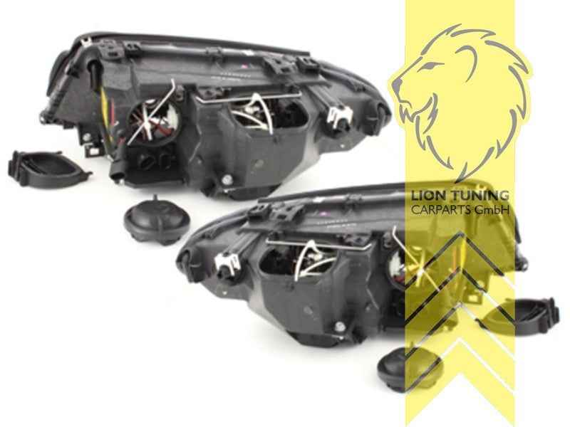 LTG DEPO Pair LED Halo Headlights BMW E46 Coupe Cabrio FL 03-07 black RHD / LHD