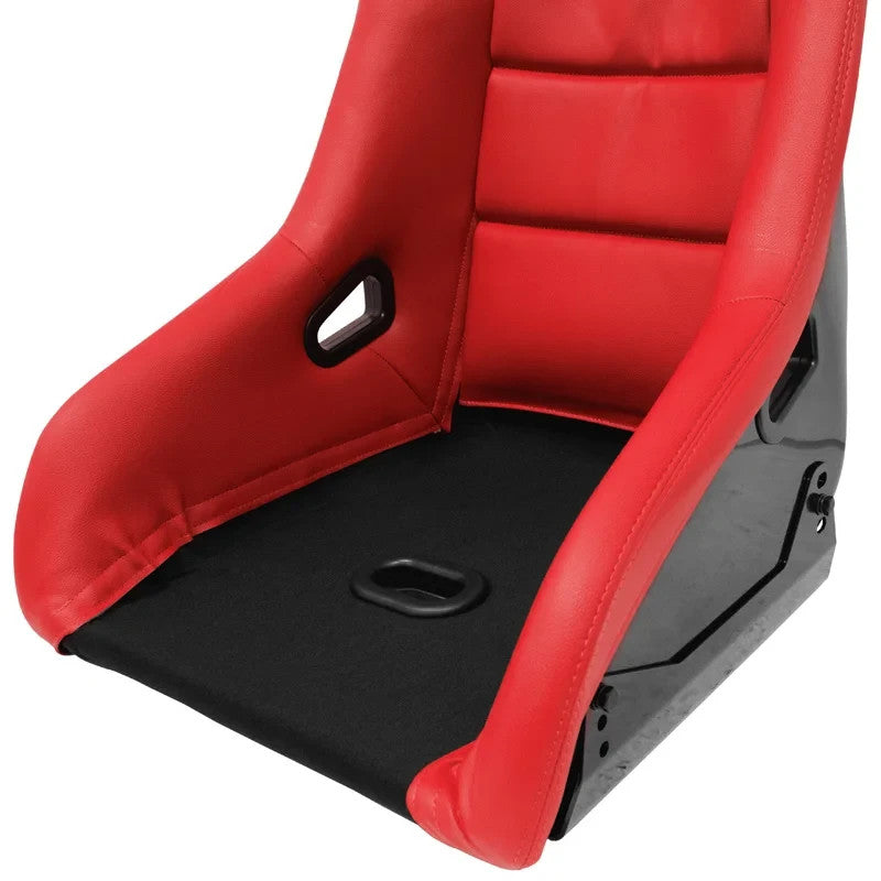 ATST x1 BS1 Universal Classic Bucket Seats Red Synth leather + slides