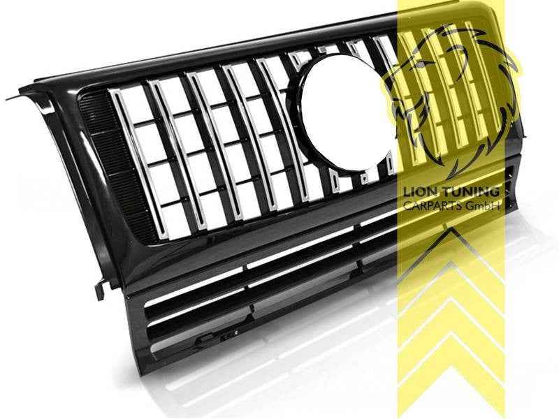 LTG radiator grille Mercedes W463 W461 W463 G-Class 89-12 Black V4 ABS