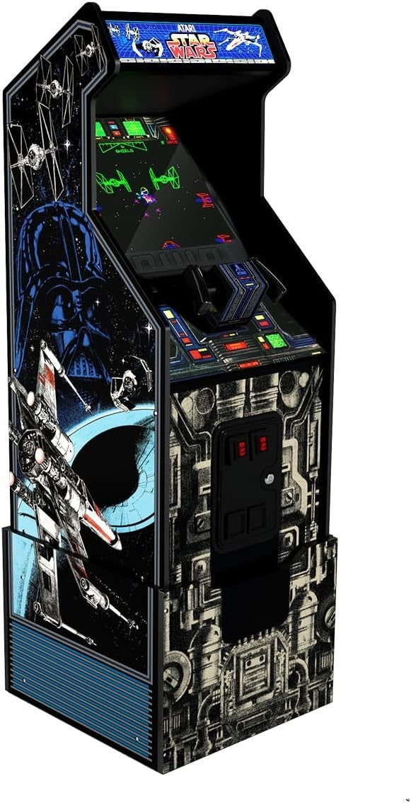 Arcade1Up Star Wars 3 in 1 17" Screen Arcade Machine 4 Fire Flight Yoke Light-Up
