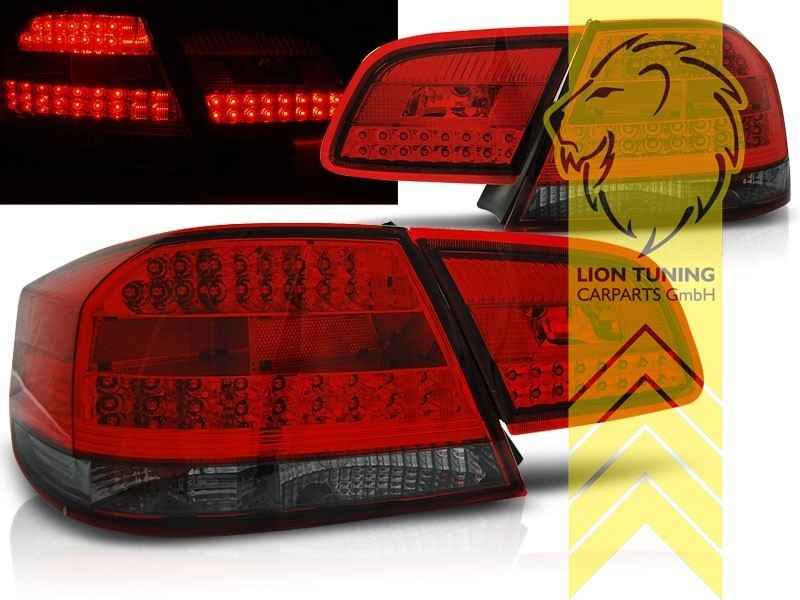 LTG Pair LED Rear Lights Lamps BMW E92 M3 E93 GTS Coupe 06-13 red black LHD