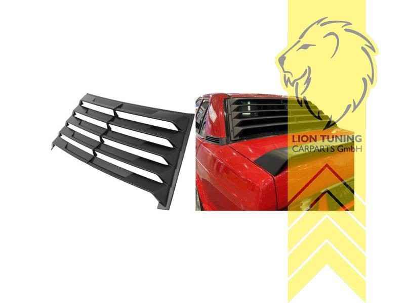 LTG Rear window grille cover louvers louver cat ladder Mercedes W201 190E Black