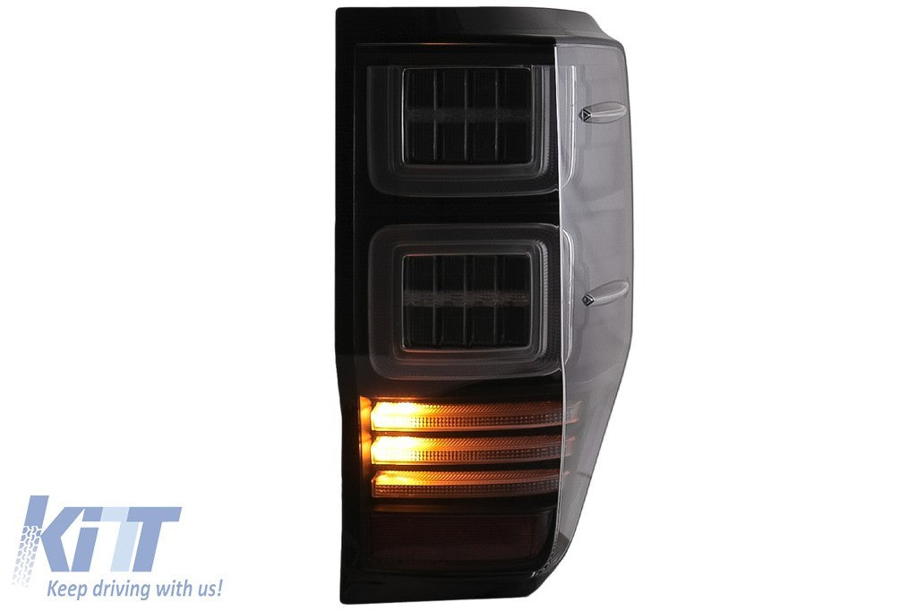 KT Pair LED Sequential Rear Lights Tail Lamps Ford Ranger 12-18 Dynamic LHD