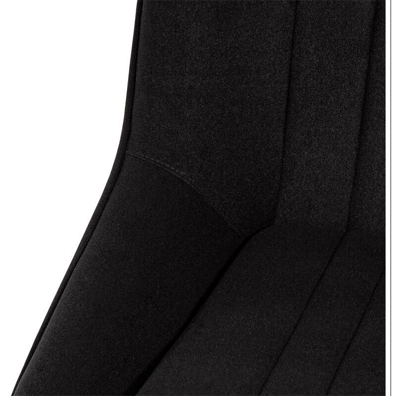 Auto-Style x1 Inidivdual Classic Car Retro Kit Sports Fixed Back Bucket Seat Black Fabric / Textile + slides