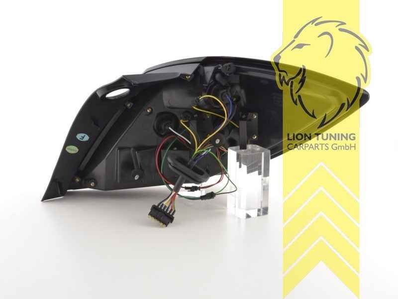 LTG Pair LED Rear Lights Tail Opel Vauxhall Astra H CC GTC L08 FL 05+ Smoke LHD