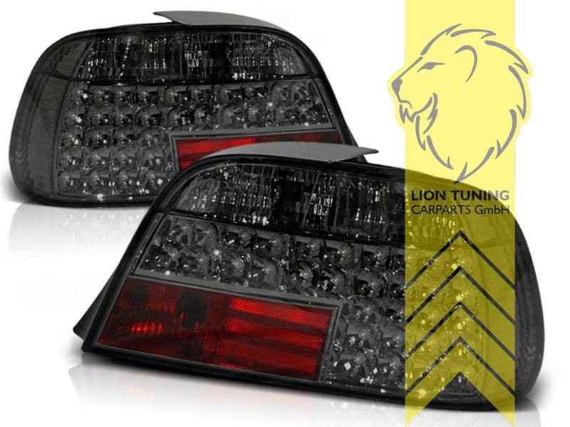 LTG Pair LED Rear Lights Tail Lamps BMW E38 Facelift smoke 94-01 LHD EXPORT ONLY
