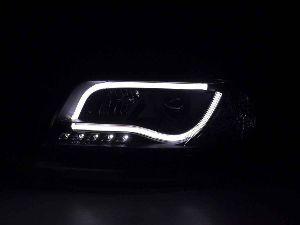 FK Pair LED DRL Lightbar Headlights Audi A6 C5 4B 01-04 RHD