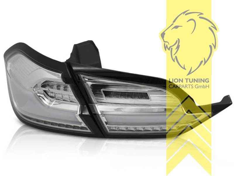 LTG Pair LED Rear Lights Tail Lamps Ford Fiesta MK8 Chrome 17-21 LHD