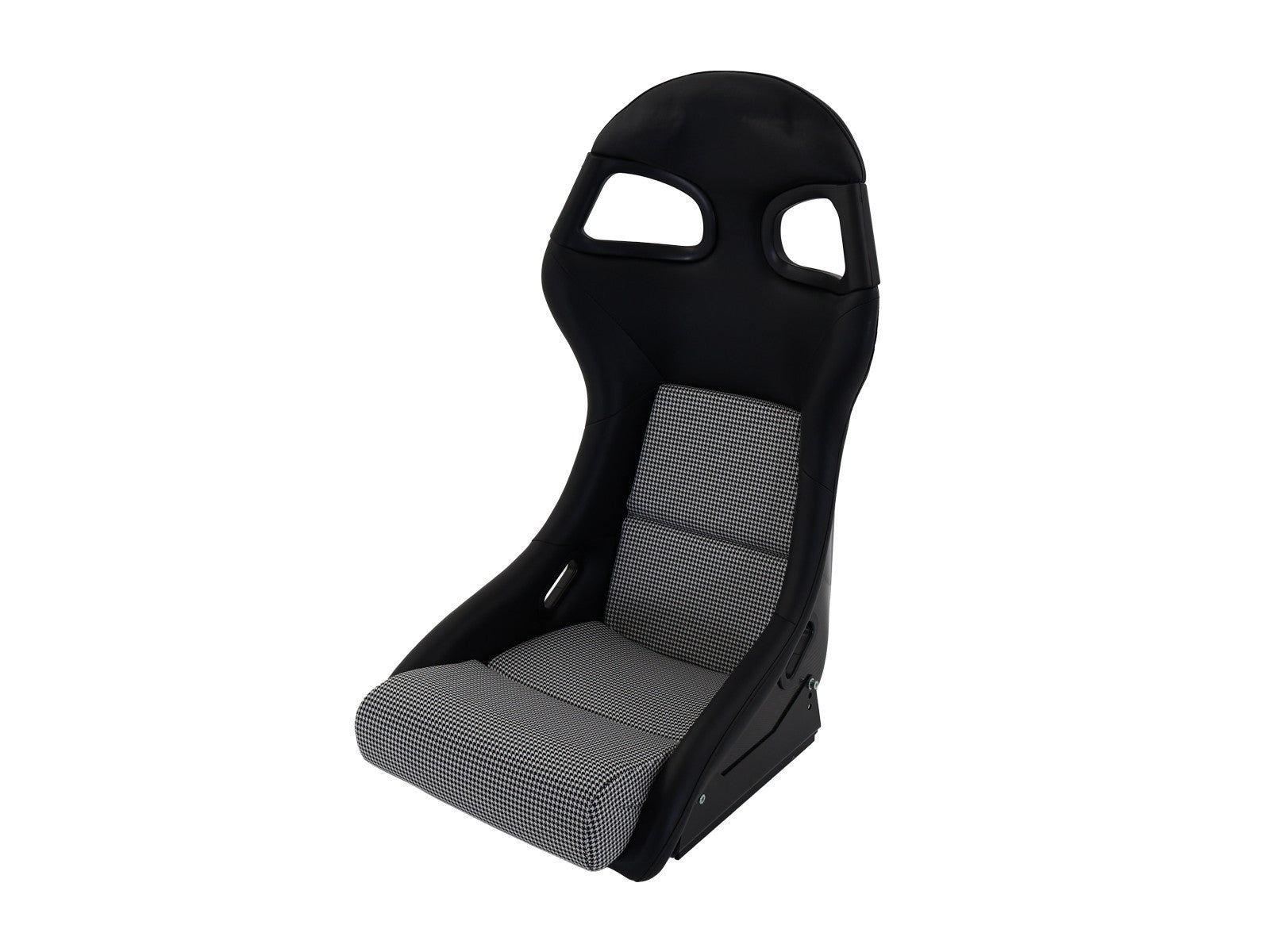 DTK Pair Universal Aftermaket PORSCHE Style 2 Bucket Seats black textile slides