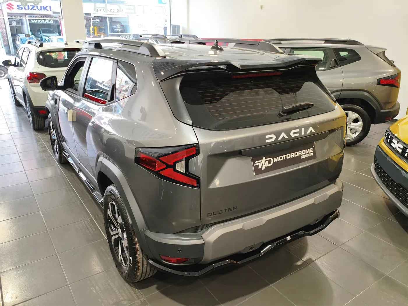 MTD Rear Wing Roof Spoiler Dacia Duster 3 Mk3 PU UNPAINTED