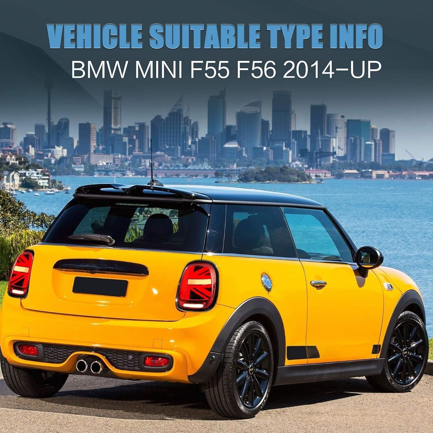 VLAND BMW Mini Cooper F55 F56 F57 2014-2021 Lightbar LED SEQUENTIAL Rear Lights