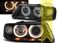 LTG Pair DEPO LED DRL Halo Headlights Audi A3 8L Facelift 00-03 Facelift LHD