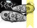 LTG LED Halo DRL Headlights Mazda MX5 2 NB MK2 Miata 98-05 chrome EXPORT ONLY