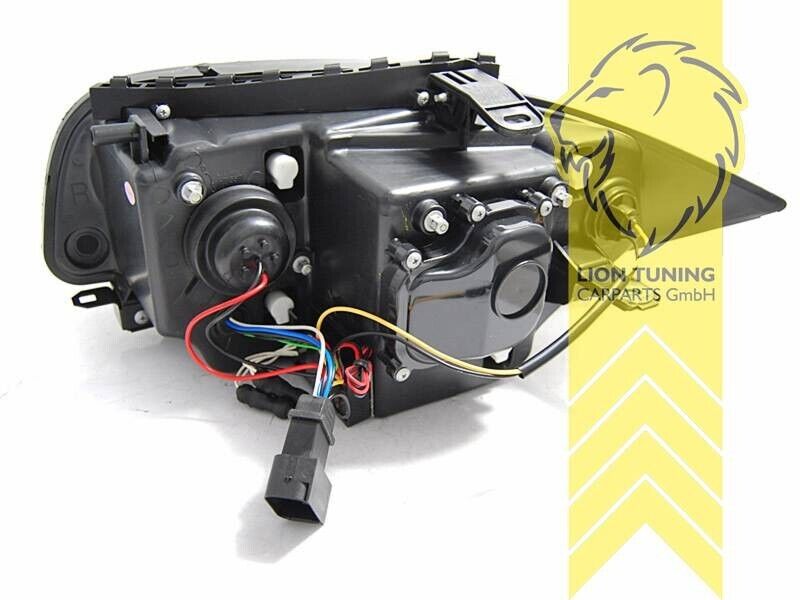 LT Pair LED DRL Halo Headlights BMW 1 Series E81 E82 E87 E88 03-12 chrome LHD