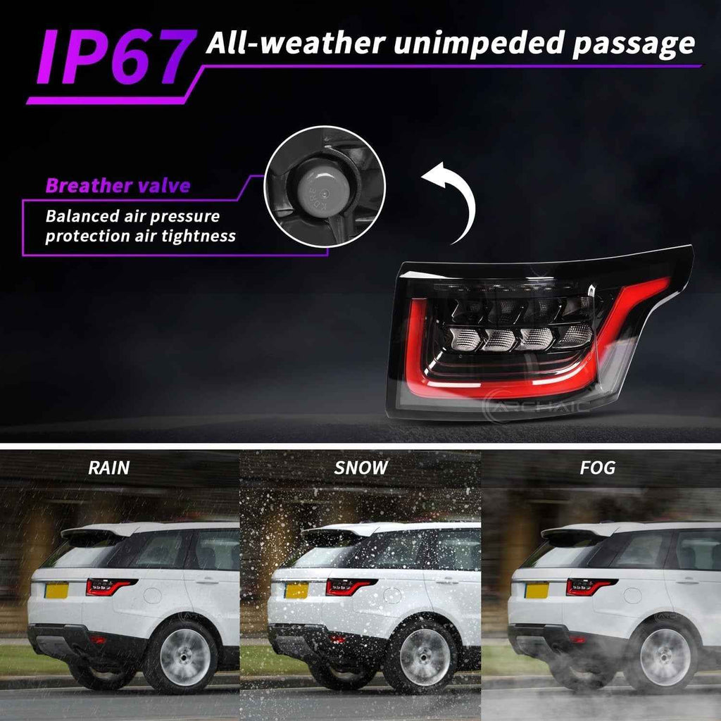 AC Pair LED DRL Rear lights Tail Lamps Range Rover Sport L494 MK2 SVR HST 13-22