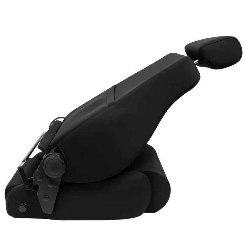 ATST x1 Retro Universal Classic Bucket Seat Black HD Fabric Textile + slides