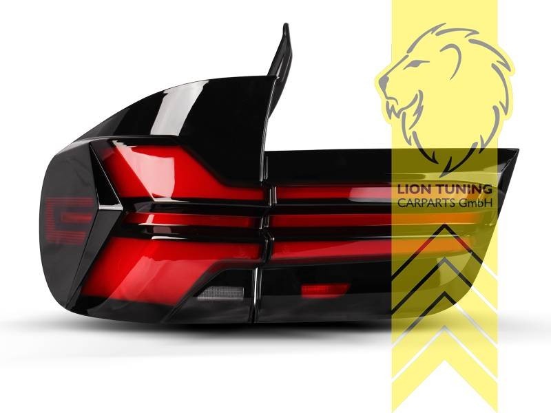 LTG DEPO LED Rear Lights Tail Lamps BMW E70 X5 M 07-13 black + LCI LHD