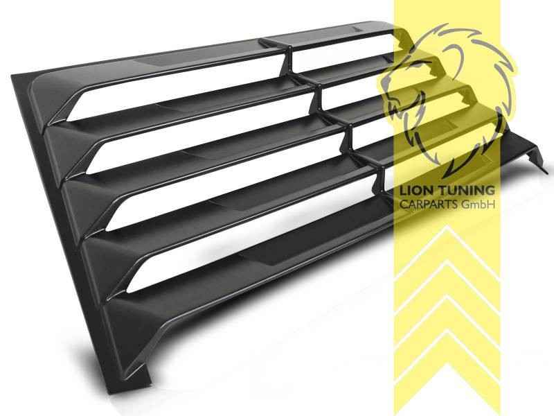 LTG Rear window grille cover louvers louver cat ladder Mercedes W201 190E Black