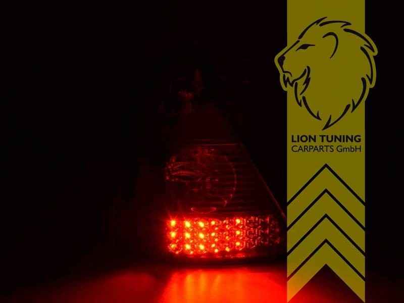 LTG LED Rear Lights Tail Lamps Renault Clio 2 B BB CB LB SB 01-05 Black LHD