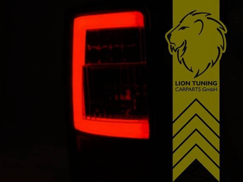 LT Set LED Lightbar REAR LIGHTS Tail Lamps VW Caddy 3 04-15 black smoke LHD