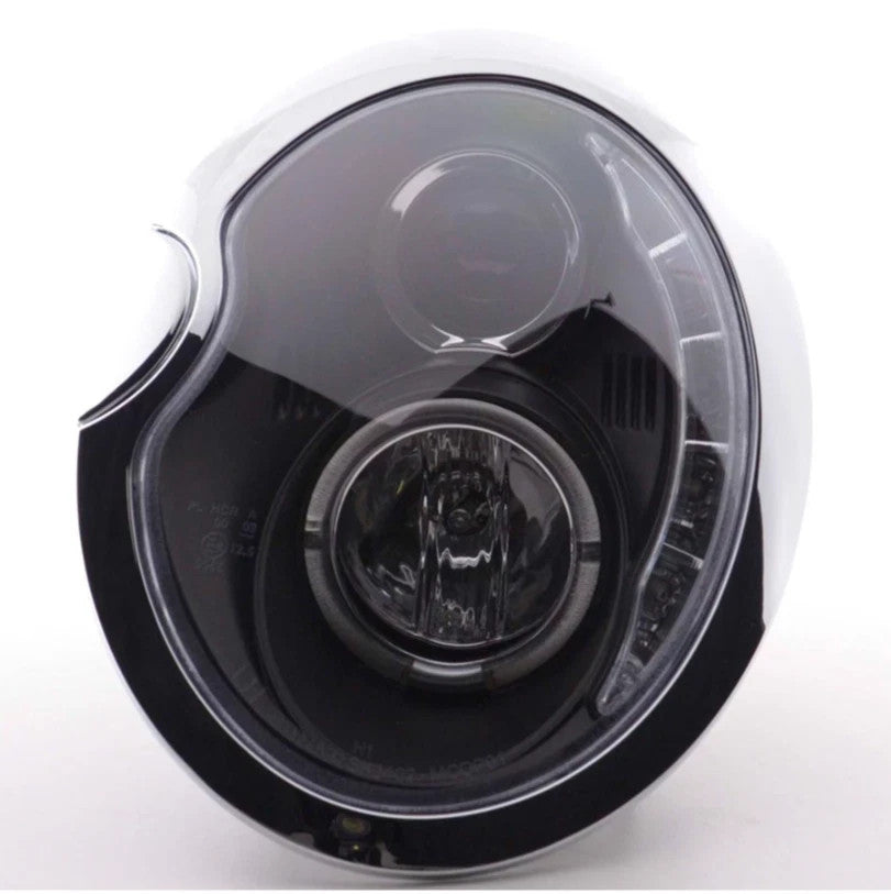 FKA Angel Eyes Headlights BMW Mini Cooper S JCW R50 R53 01-06 Black LHD