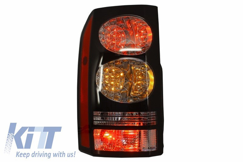 KT Pair LED Rear Lights Land Rover Discovery 3 & IV 4 04-16 Black Conv Facelift