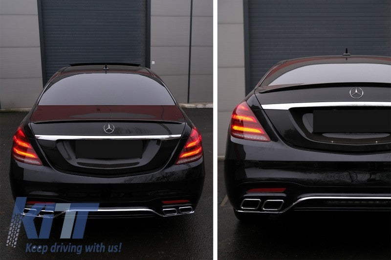 KT Pair LED Sequential Rear Lights Tail Lamps Mercedes S-Class W222 13-17 LHD