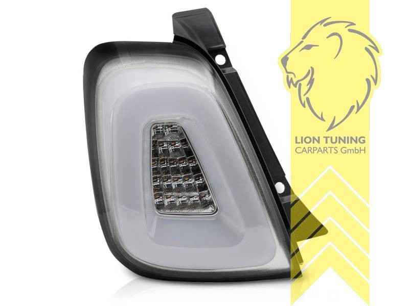 LTG Pair LED Rear Lights Tail Lamp Fiat 500 500C 595 695 312 FL + Abarth 16+ LHD