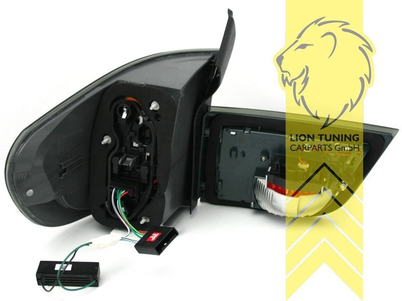 LTG DEPO LED Rear Lights Tail Lamps BMW E70 X5 black facelift LCI look 07-13 LHD