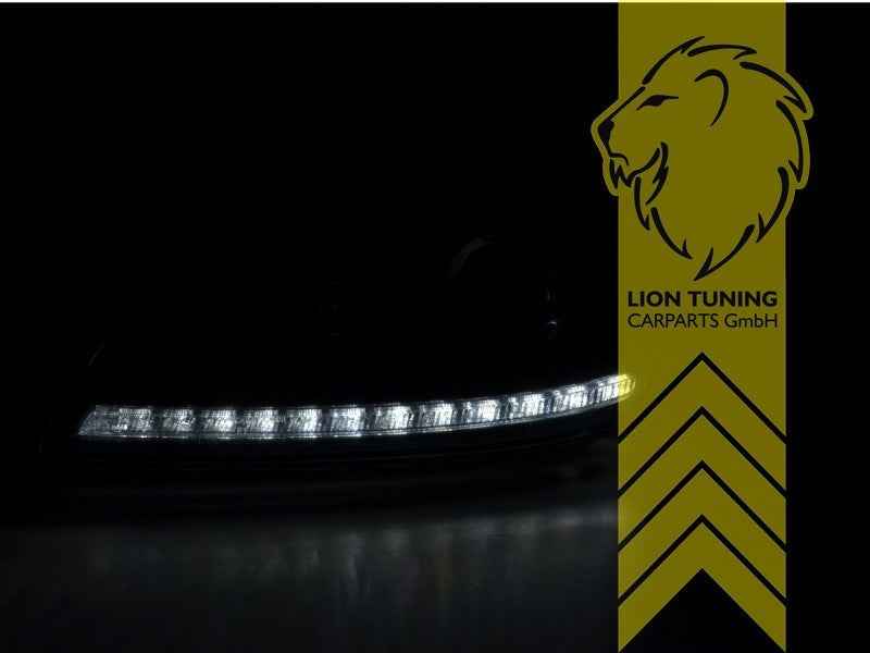 LTG Pair LED DRL Headlights Skoda Octavia 2 1Z Facelift 1Z3 1Z5 09-13 LHD