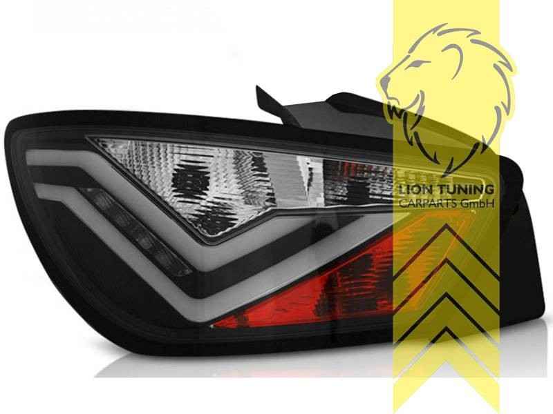 LTG Pair LED Rear Lights Tail Lamps Seat Ibiza 6J 6J5 08-12 black FR design LHD