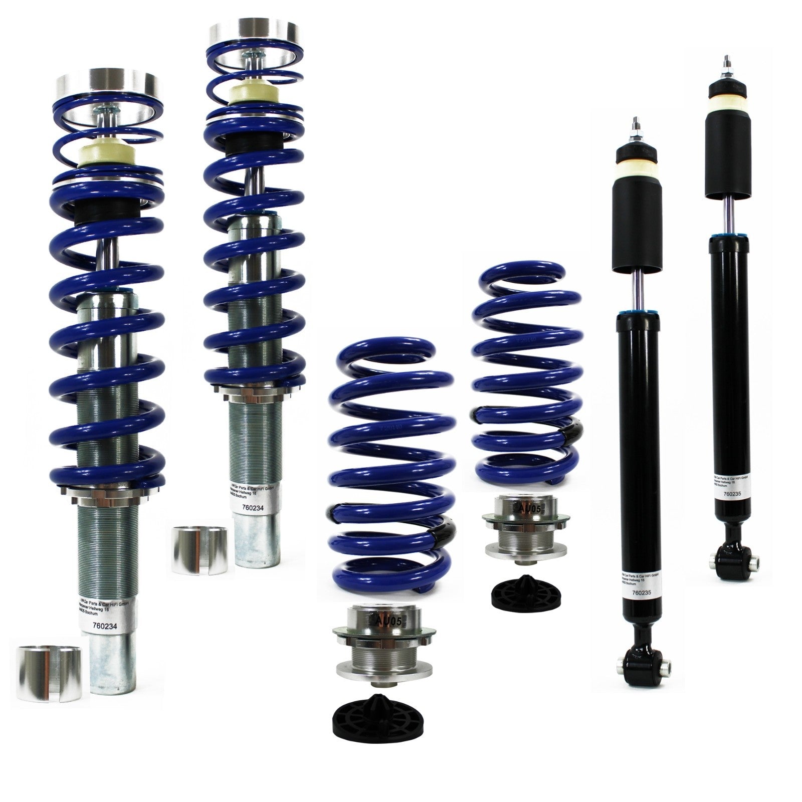 JOM Blueline Coilovers Audi A5 F5 Sportback Coupe front axle strut Ø 48.6 53mm