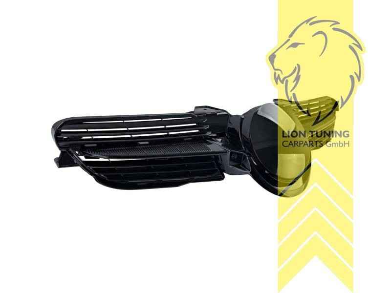 LTG radiator bumper grille Mercedes SLK R171 04-07 glossy black ABS