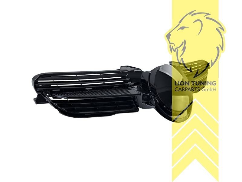 LTG radiator bumper grille Mercedes SLK R171 04-07 glossy black ABS