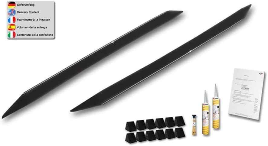 RDX Racedesign Slim Side Skirts Diffusers Black Gloss ABS BMW X1 E84 09-15