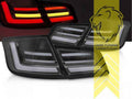 LTG Pair LED Rear Lights Tail Lamp BMW 5 Series F10 Sedan M5 S63 10-17 Black LHD