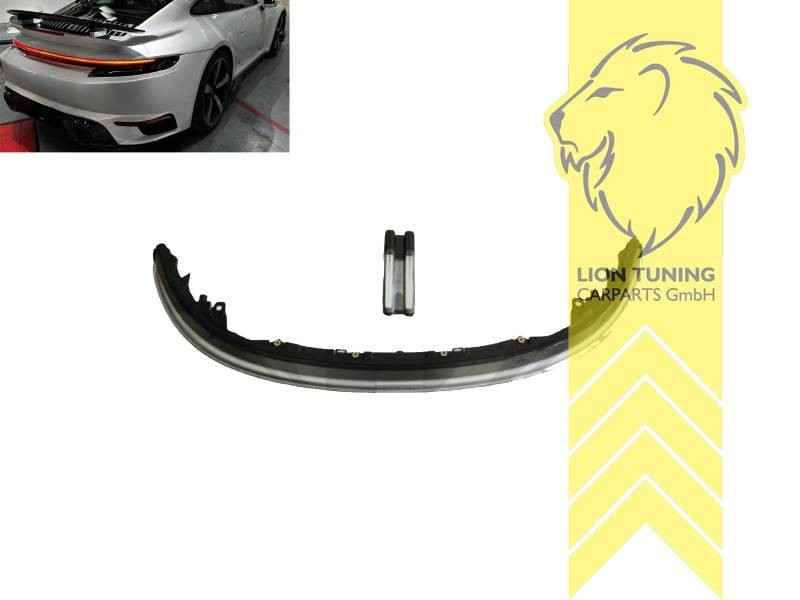 LT Pair Aftermarket LED Lightbar Rear Lights Tail Lamp Porsche 911 992 smoke 19+
