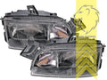 LTG Pair DEPO Headlights Fiat Punto 1 Type 176 176L 176C 93-00 black LHD
