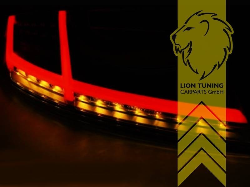 LTG DEPO LED Dynamic Seq Rear Lights Tail Lamps Audi TT 8J FL 06-14 black LHD
