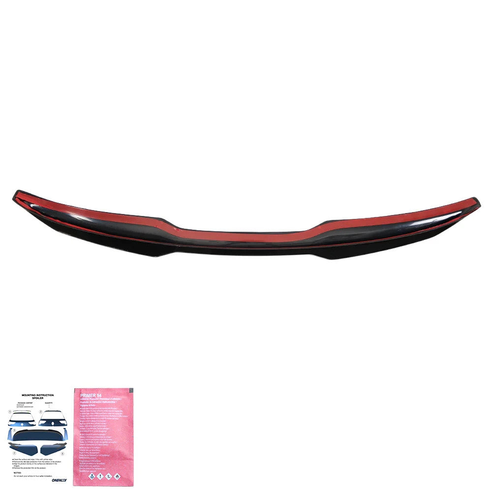 OW Rear Roof Spoiler Wing AUDI A3 S-Line S3 RS3 8Y 20-24 Sedan Gloss Black