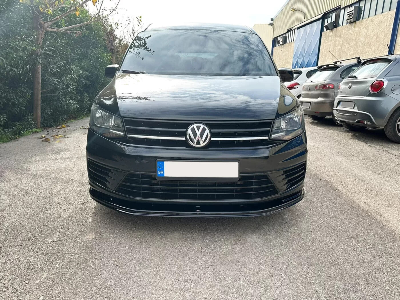 Motordrome Front Bumper Lower Splitter VW Caddy 4 MK4 15-21 Gloss Black