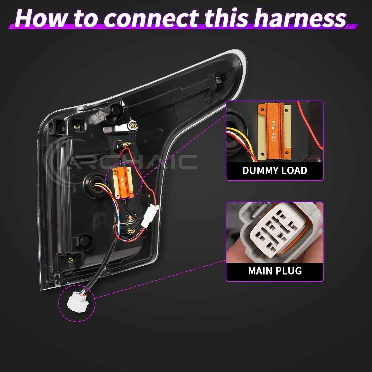 AC Pair Seq LED DRL Rear lights Tail Lamps Mitsubishi L200 Pickup Triton 05-14