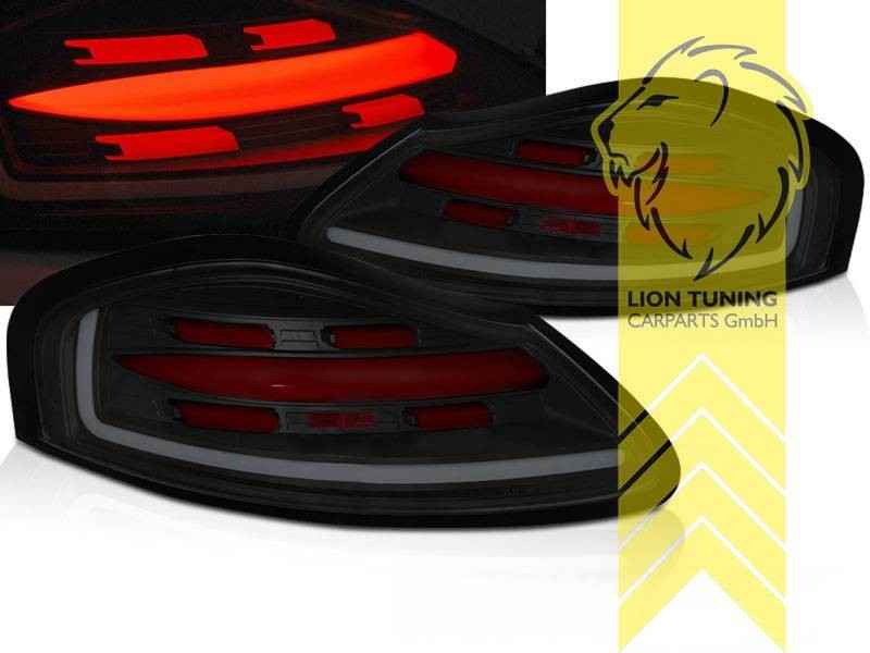 LTG Pair LED Dyna Rear Lights Tail Lamps Porsche Boxster 986 96-04 Smoke LHD RHD