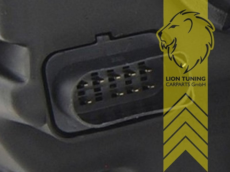 LTG Pair LED DRL Headlights VW T6 Bus Transporter Van Camper black 15-19 LHD