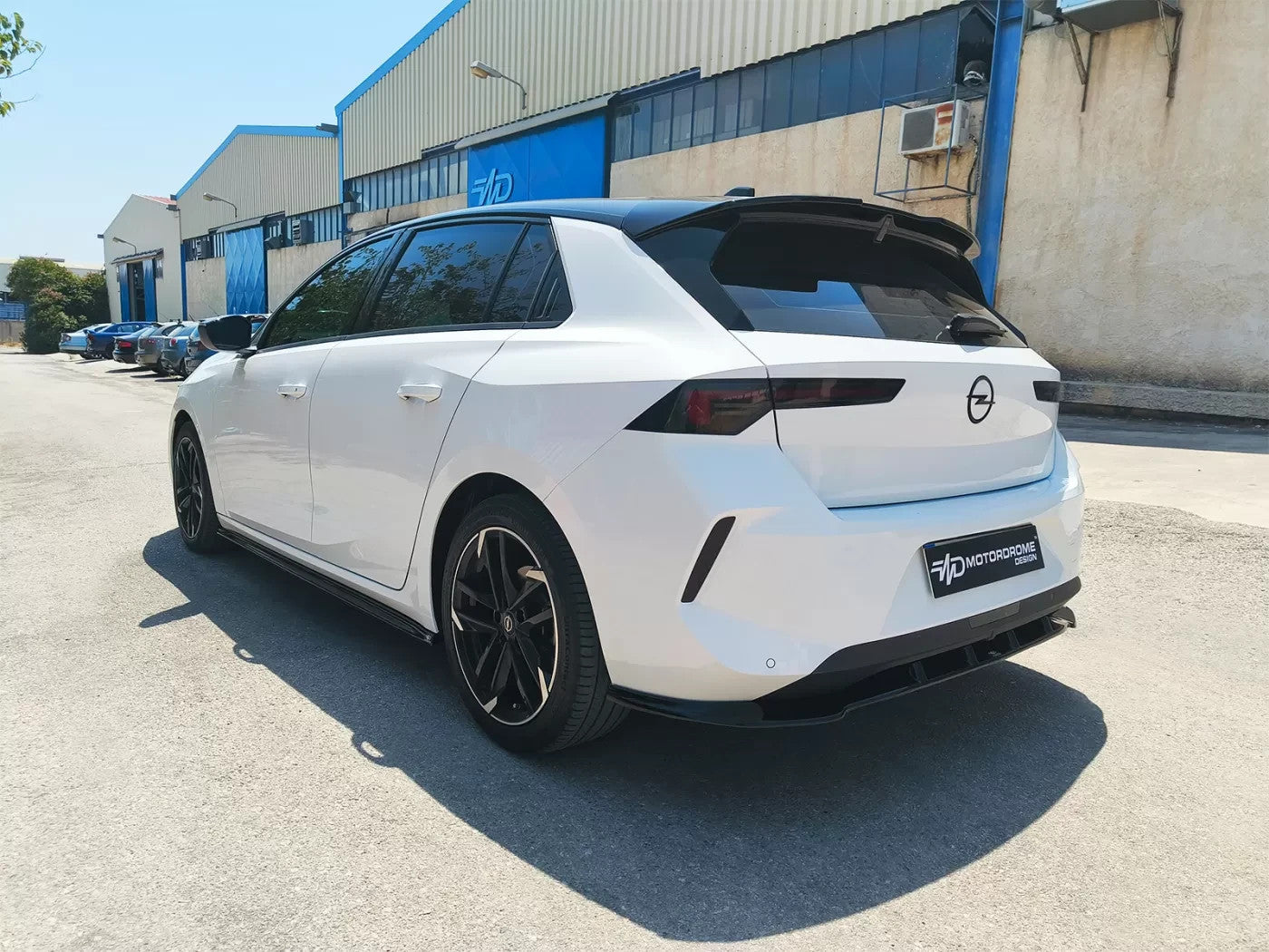 Motordrome Side Skirts Extensions Opel Astra L Hatchback Black Gloss